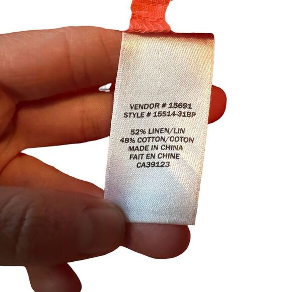 Northern reflections bright linen blend blazer. Size medium - Picture 5 of 8